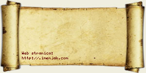 Milja Janošević vizit kartica